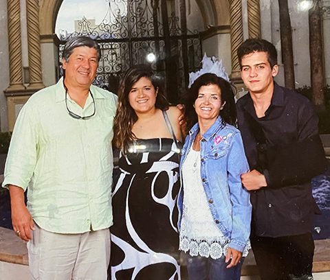 Gary with family
